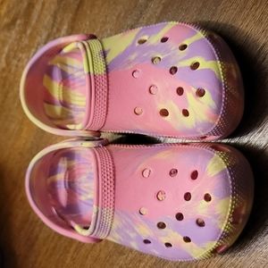 Girls Crocs size 1
